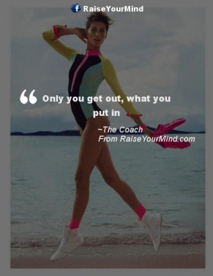 Fitness Motivational Quotes | Only you get out, what you put in | Raise ...