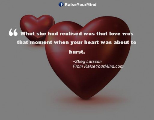 Love Quotes, Sayings & Verses | What she had realised was that love was ...